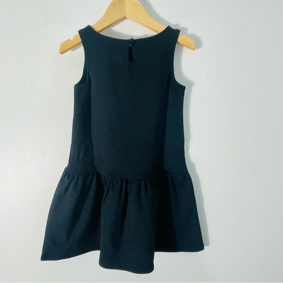 Lands’ End Little Girls Black Sleeveless Gold & Silver Dress Size S(4) - Picture 9 of 9
